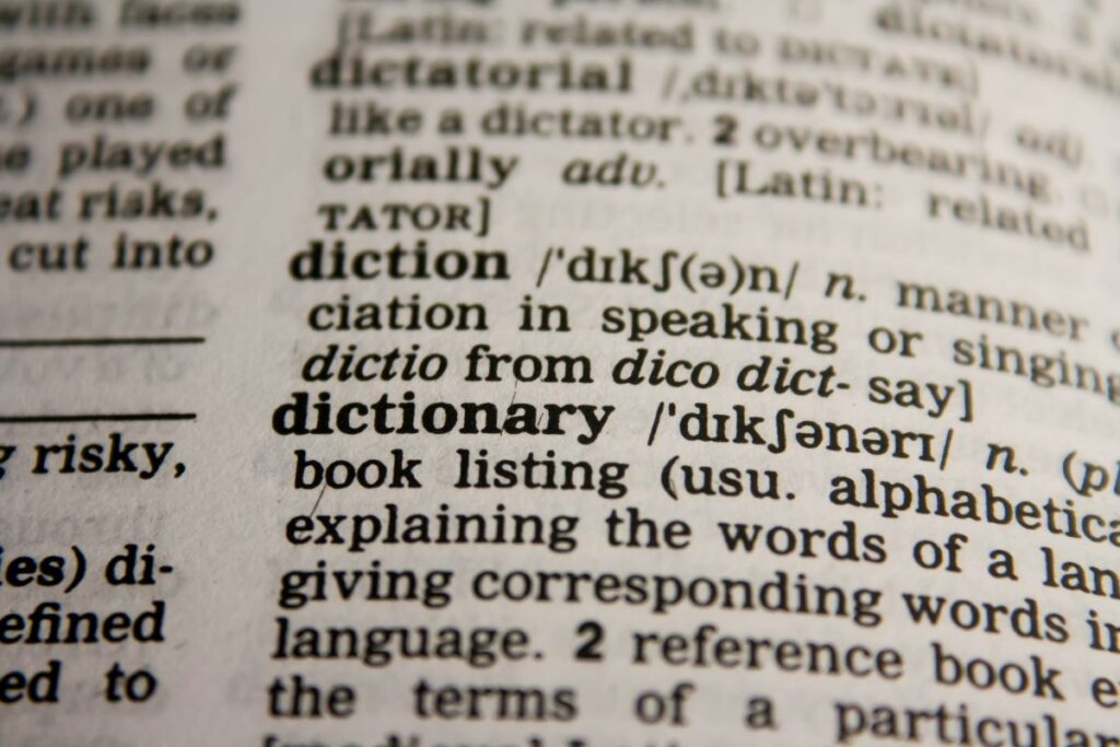 dictionary tanslation